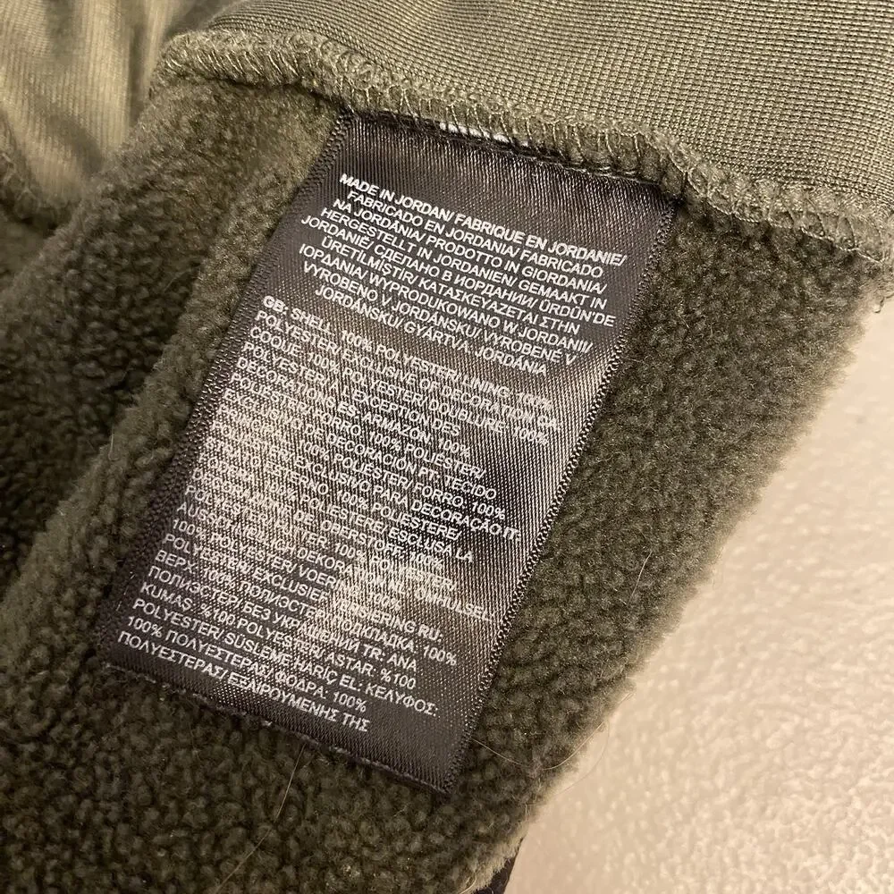 North Face Sherpa Jacket Teen Boy XL 14/16 Camo SnapButton Outdoor Fleece Hoodie